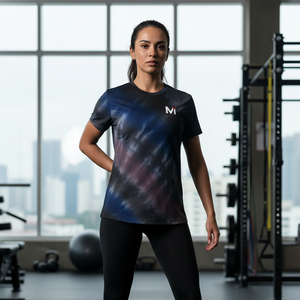 เสื้อยืดออกกำลังกายทรงยาว แฟชั่นเสื้อผ้าฟิตเนส ชายเสื้อโค้ง ออกแบบเองได้ เสื้อผ้ากีฬา ขายส่งเสื้อผ้าออกกำลังกาย - Product Image 6