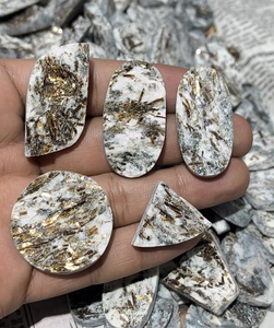 Radha Arts - Cabujón de Astrophyllite Natural Druzy para Joyería, Proveedor Mayorista, Precio de Fábrica - Product Image 4