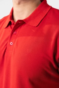 Polo Homme Personnalisé en Gros à Manches Courtes Texturé, Anti-Plis, Extensible, en Maille, pour l'Été, le Golf et les Tenues Décontractées - Product Image 4