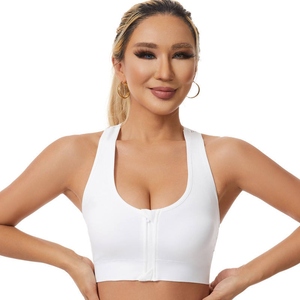 Custom Crossed Back U-NECK High Support Yoga <b>Bra</b> for Women Plus Size Fitness Sports <b>Bra</b> Breathable Seamless Quick Dry Design - Product Image 4