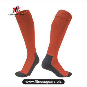 Knee High <b>Socks</b> Solid Color Breathable Spandex Polyester Adult Soccer Football <b>Compression</b> <b>Socks</b> - Product Image 1