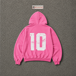 Sudadera con capucha rosa para hombre, de forro polar, con cremallera, corte regular, color liso, manga larga, diseño con bolsillos, para otoño, estilo urbano oversize - Product Image 6