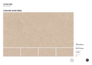 Losa de Porcelana Mate Tallada Contemporánea de 600x1200mm 60x120cm 24x48 Pulgadas, Solución de Gran Formato para Paredes y Pisos - Product Image 3