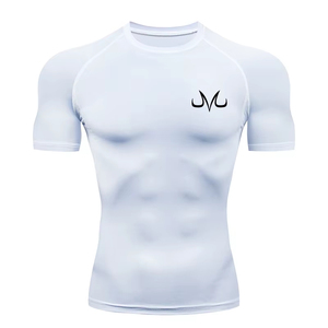 Graphic <b>Compression</b> <b>Shirts</b> <b>for</b> <b>Men</b> Summer Short Sleeve Rash Guard Gym Workout T <b>shirt</b> Athletic Quick Dry Swim <b>Shirt</b> Pool Use - Product Image 2