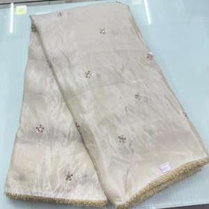 Tissu en viscose tissée respirant, à séchage rapide, écologique, avec broderie de perles originales Cosmos Simmer, pour sacs de filles, taille moyenne - Product Image 3