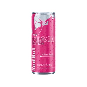 Boisson énergisante Red Bull Peach Edition, origine Europe, 250 ml - Product Image 3
