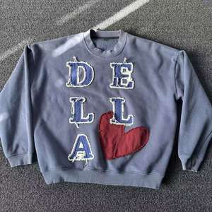 Sudadera con Logotipo Personalizado, 400 g/m², Tejido Grueso, 100% Algodón, Corte Recortado, Sudadera con Parche Bordado - Product Image 1