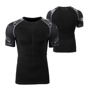 Durable Unisex Eco-Friendly Customizable Rash Guard Full Sleeve <b>Tight</b> Fit Quick Dry Breathable Lightweight Spandex Polyester - Product Image 1