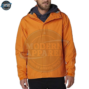 เสื้อกันฝนผู้ชายสไตล์เท่ห์สุดฮิต ผลิตตามสั่ง คอตั้ง ผ้าแคนวาส ปักโลโก้ด้านหน้า สำหรับฤดูหนาว ผลิตในประเทศปากีสถาน - Product Image 6