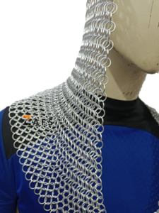 Capucha de Cota de Malla Medieval de Alta Calidad con Anillos de Aluminio, Armadura de Caballero para Disfraz de Cosplay y Reenactment Unisex para Adultos - Product Image 2