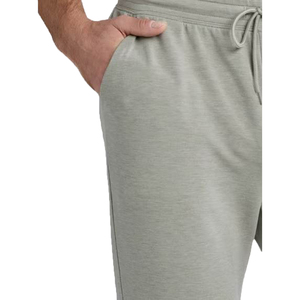 Men's <b>Light</b> Gray Cotton Sweatpants Elastic Waist Drawstring Side Pockets Casual Midweight Breathable Knitted Spring Style - Product Image 4