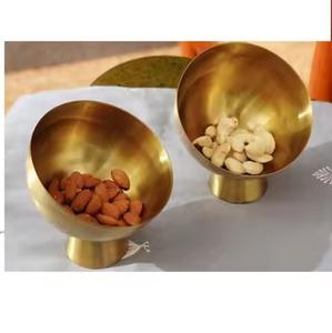 Bol à chocolat en métal de luxe, bol de service en acier inoxydable pour bonbons, fruits secs, en-cas - Product Image 4