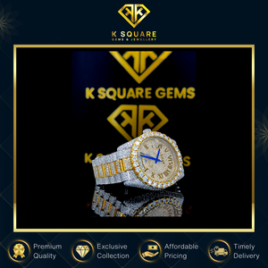 Reloj de Lujo de Acero Inoxidable con Diamantes Moissanite, Cuarzo Automático Analógico, Resistente al Agua, de Buena Calidad y a Bajo Precio de Mercado - Product Image 6