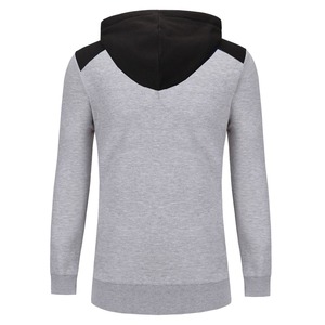 Survêtement à capuche pour homme, color block, manches longues, fermeture éclair, coupe classique, poches latérales, tenue décontractée et sportive pour l'automne - Product Image 4