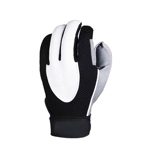 Guantes de Béisbol Personalizables 2026 de Cuero PU Blanco y Negro para Adultos, Uso en Infield, Tallas Personalizadas, Ligeros, Antideslizantes, para Exteriores - Product Image 2