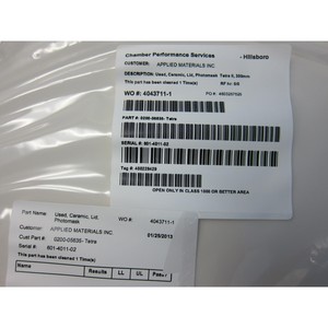 AMAT 0200-05635- Tetra ที่ใช้แล้ว, เซรามิก, ฝาปิด - อุปกรณ์และชิ้นส่วนเซมิคอนดักเตอร์ระดับโลกที่เชื่อถือได้ที่ - Product Image 1
