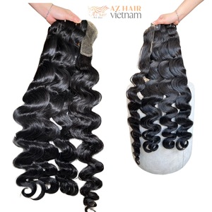 Meilleure vente 100% paquets de cheveux vietnamiens Remy Styles ondulés de haute qualité birmans bouclés du meilleur vendeur de cheveux - Product Image 2