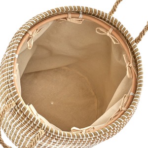 Cesta de almacenamiento de algas marinas blancas con tapa, cesta de almacenamiento hecha a mano, venta al por mayor, ecológica, hecha en Vietnam - Product Image 3