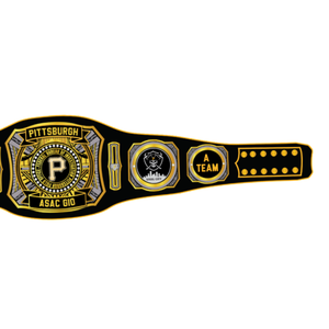 Pittsburgh ASAC GIO Team Championship Belt Gold Standard High Quality Sports Title Belt Exclusive Collector's Item - Product Image 4