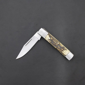 Navaja de Bolsillo para Acampar al Aire Libre - Navaja Plegable Hecha a Mano de Acero al Carbono con Mango de Madera, Personalizable con Marca Privada OEM - Product Image 2