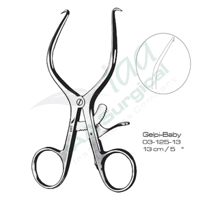 Retractor autoajustable Weitlaner de acero inoxidable para tejidos blandos, para procedimientos quirúrgicos pediátricos y de campo pequeño. - Product Image 4