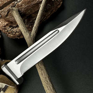 Couteau de chasse et de pêche à lame fixe en acier inoxydable de qualité industrielle Galway Grove, manche en bois, personnalisable - Product Image 2