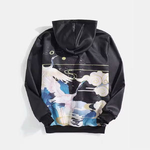 Sweat-shirt à capuche décontracté pour homme, en molleton tricoté à séchage rapide, coupe classique avec poches, idéal pour l'automne - Product Image 2