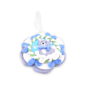 Dog Garland Hanging Decoration <b>Felt</b> Baby & Kids Decor - Product Image 1
