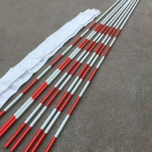 High Quality Fiberglass Volleyball <b>Net</b> Poles - Durable & Flexible FRP Poles for Sports Court - Product Image 2