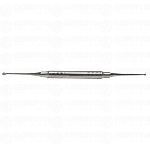Premium Miller No. 9 Curetas Óseas de Doble Extremo de 2.8mm y 3.4mm, Instrumento Quirúrgico Ortopédico de Acero Inoxidable de Grado Médico - Product Image 3