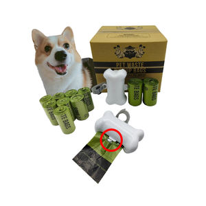 Vente en gros SY--SHIN YI Paquet de 50 rouleaux vert foncé personnalisé de sacs à crottes de chien en plastique biodégradable écologique Taiwan - Product Image 1