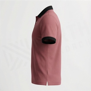 Camisetas Polo para Hombre Estilo Urbano, Transpirables, Vintage, a Rayas, de Manga Corta, de Alta Calidad, Camisetas Deportivas de Algodón para Verano - Product Image 3