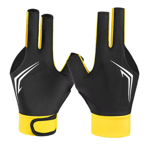 Gants de billard et de snooker Geo Brothers, nouvelle conception personnalisée, légers, respirants, en spandex, fermeture à boucle, sports d'été - Product Image 3