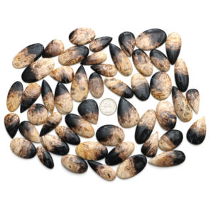 พลอยอะเกตจากรากปาล์มธรรมชาติแบบขายส่งจำนวนมาก พลอยหลวมสำหรับทำเครื่องประดับเงิน - Product Image 3