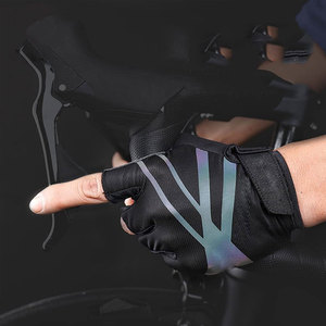 Cycling <b>Gloves</b> <b>for</b> Men Women Breathable Leather Made Riding Half Finger Non-Slip Cycling <b>Gloves</b> Lowest Price Cycling <b>Gloves</b> - Product Image 4
