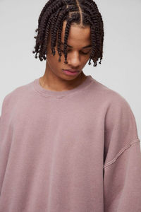 Nueva llegada, sudadera básica de alta calidad con cuello redondo para hombre, sudadera personalizada de mezcla de algodón a precio de fábrica - Product Image 5