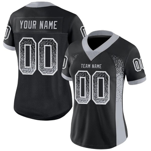 เสื้อฟุตบอลอเมริกันพรีเมียม โพลีเอสเตอร์ 100% แขนสั้น ระบายเหงื่อ ต้านเชื้อแบคทีเรีย สกรีนชื่อทีมได้ สำหรับฤดูร้อน - Product Image 2