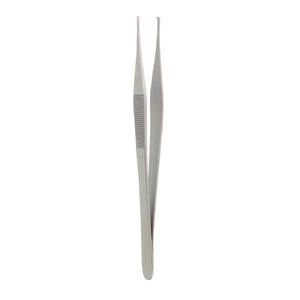 Pinzas Jefferson Manuales Profesionales de 175 mm, 1x2, Dientes Serrados, Acero Inoxidable de Grado Médico, Instrumento Quirúrgico para Uso Hospitalario, CE - Product Image 1