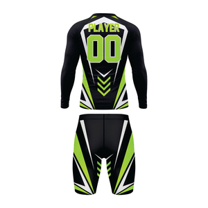 เสื้อรัดกล้ามเนื้อ MMA แบบสั่งทำพิเศษ ผ้าโพลีเอสเตอร์ผสมสแปนเด็กซ์ สำหรับออกกำลังกาย - Product Image 2