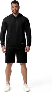 Survêtements pour hommes, ensembles de survêtements pour hommes, tenues en 2 pièces, sweat-shirt décontracté, short, ensemble de jogging, survêtement à capuche pour le sport - Product Image 5