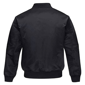 Premium High Quality New Bomber Jacket Men Women <b>Covered</b> <b>Button</b> Stand Front Eco-Friendly Quick Dry Breathable Winter Jacket - Product Image 2