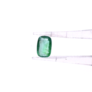 Natural Zambian Emerald Long <b>Cushion</b> 0.85cts Natural Loose Faceted Emerald Gemstone For Jewelry Making Ready To Use - Product Image 2