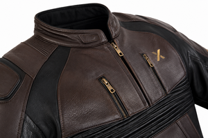 Traje de Motocicleta de Cuero de una Pieza para Turismo y Grand Touring |   Negro Marrón Azul |   Fabricante OEM ODM |   Diseño de Calidad Premium | - Product Image 4