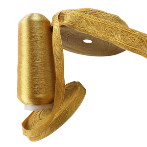 Encaje Trenzado de Mylar Dorado de Alta Calidad, Personalizado, de Alta Visibilidad, Nuevo Diseño, Fabricación en Fábrica - Product Image 4