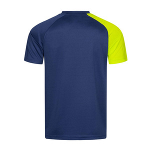 Camiseta de Manga Raglán para Hombre, Cuello Redondo, Diseño Degradado a Rayas, Secado Rápido, Estilo Urbano, Corte Regular, Logotipo Frontal, para Correr - Product Image 3