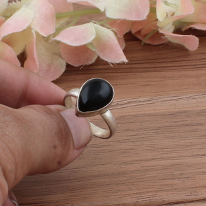 Bague en argent sterling 925 avec sertissage en turquoise fait main, style vintage turc, pierre authentique, design ottoman, pour les fêtes - Product Image 2