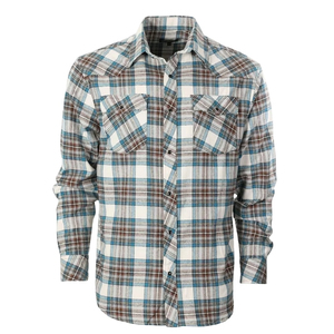 Camisa de Franela para Hombre, Cómoda, a Cuadros, Manga Larga, Informal, Tela Suave Premium para Actividades al Aire Libre, Viajes, Trabajo, Uso Casual - Product Image 1