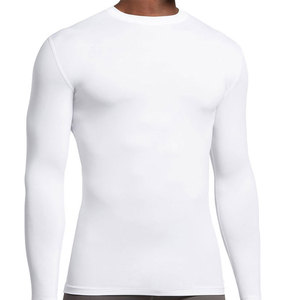 Camiseta de compresión para hombre hecha de poliéster para culturismo, ropa deportiva de compresión para hombre - Product Image 1