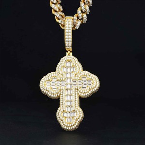 Collier pendentif diamant le plus vendu, accessoires de bijouterie élégants pour femmes, pour mariage, fête et occasions festives, disponible en gros - Product Image 3