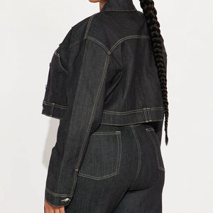 Conjunto de Traje de Mezclilla de Secado Rápido de Última Tendencia para Mujer, Suave y Elástico, 100% Algodón, MOQ Bajo y Transpirable, Ropa Casual de Verano - Product Image 5